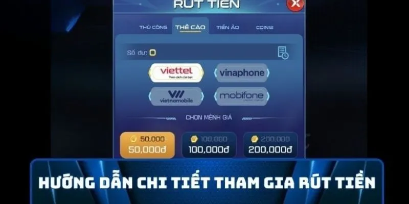 Rut tien chon muc tien