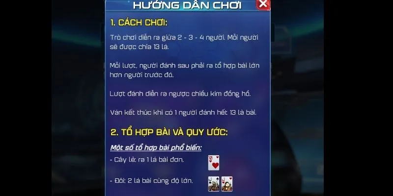 Tien len dem la win79 luat choi