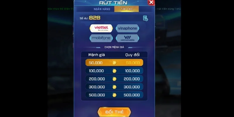 doi thuong game thanh the nap dien thoai